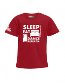 SLEEP_EAT_DANCE_REPEAT_KIDS_Red